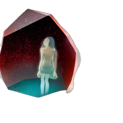 umbrella, dress, jewelry, jacket, 3d render, concept art, vaporwave, fantasy art transparent PNG cut-out
