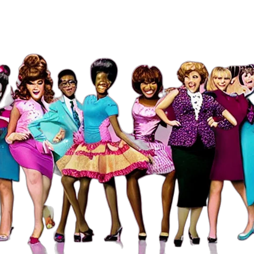 dress, film, still, hairspray transparent PNG cut-out