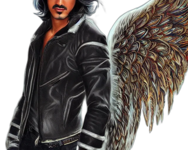 jacket, comic book art, fantasy art, photorealistic transparent PNG cut-out