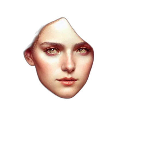 face, mask, crown, jewelry transparent PNG cut-out