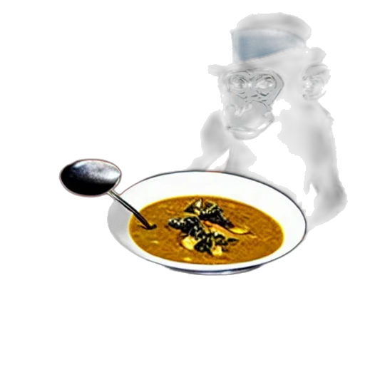 food, robot, mask, 3d render transparent PNG cut-out