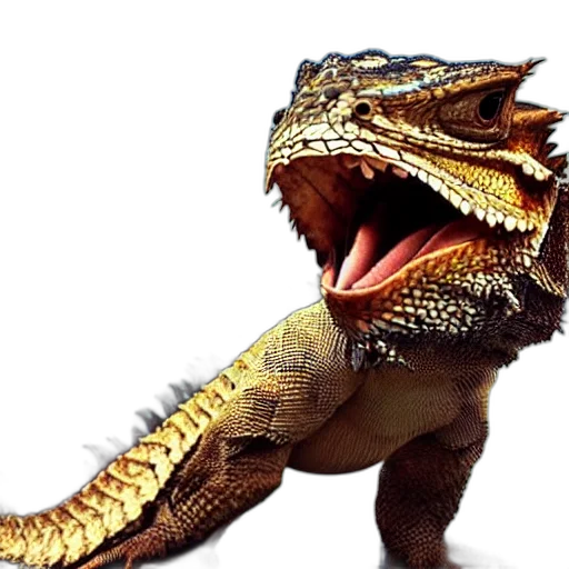 dragon, animal, creature, photorealistic transparent PNG cut-out