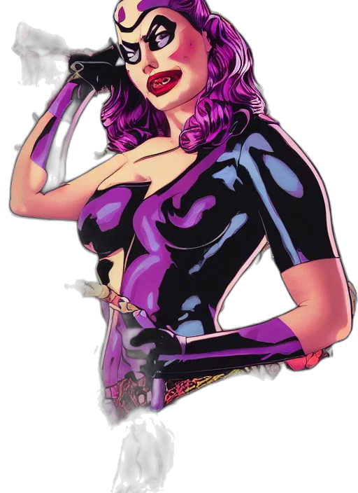comic book art, cartoon, concept art, fantasy art transparent PNG cut-out