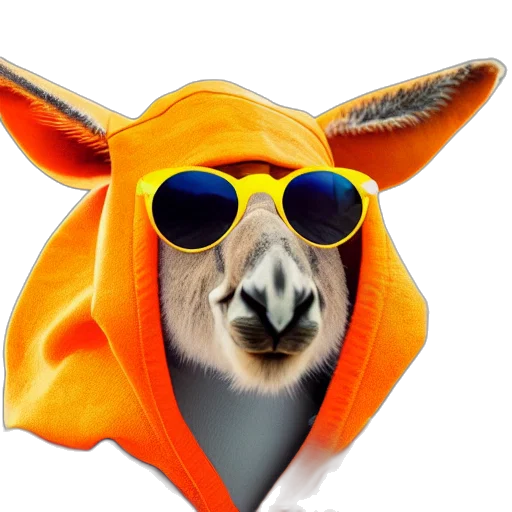 animal, dragon, jacket, hat, 3d render, photorealistic, concept art, cartoon transparent PNG cut-out