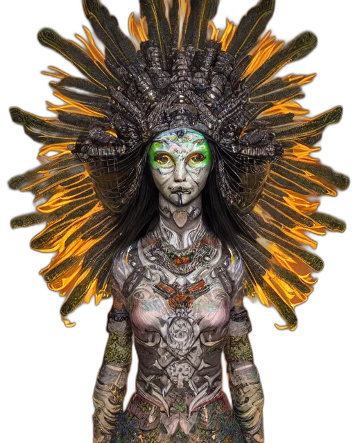 jewelry, mask, crown, staff transparent PNG cut-out