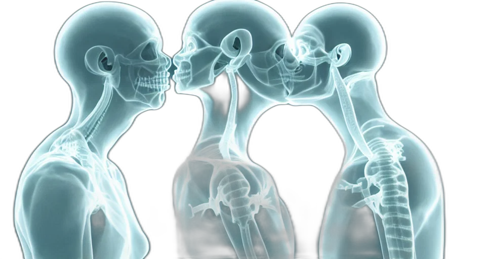 3d render, xray, medical, photos transparent PNG cut-out