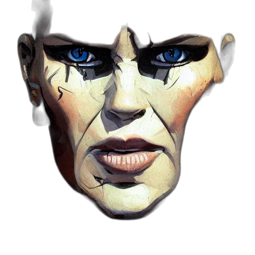 mask, face, creature, jewelry transparent PNG cut-out