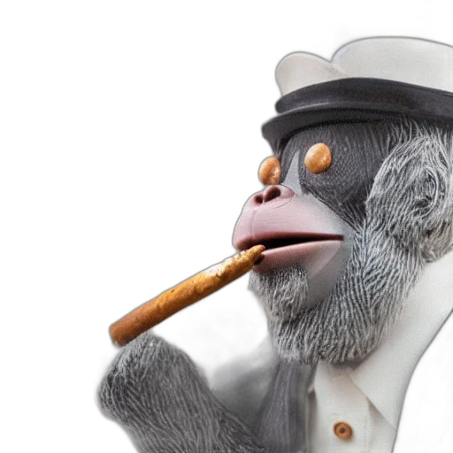 staff, hat, animal, creature transparent PNG cut-out