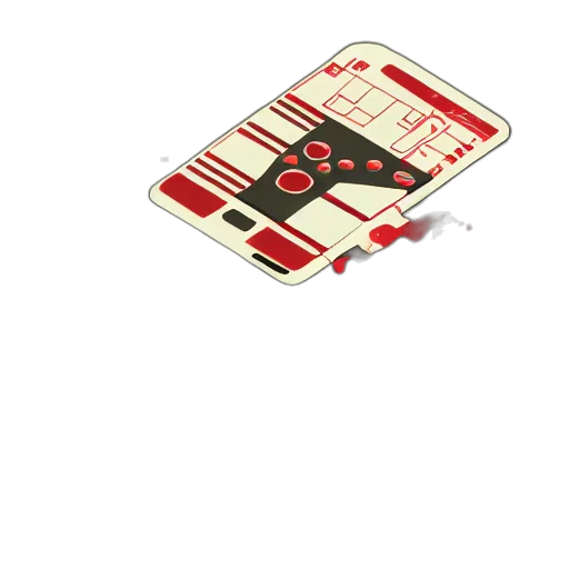 pixel art, 3d render, concept art, red transparent PNG cut-out