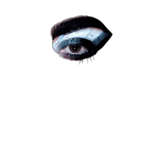 face, mask, creature, robot, photorealistic, vaporwave, pixel art, concept art transparent PNG cut-out