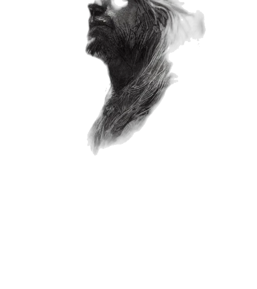 face, mask, hair, creature, pencil sketch, photorealistic, concept art, watercolor transparent PNG cut-out