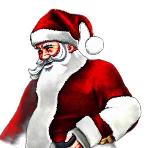 staff, pixel art, 3d render, concept art, photorealistic, captain, price, santa transparent PNG cut-out