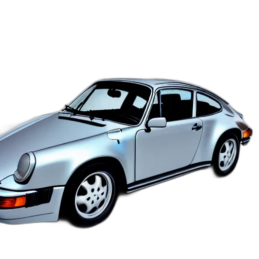 car, weapon, animal, photorealistic, 3d render, concept art, silver, porsche transparent PNG cut-out