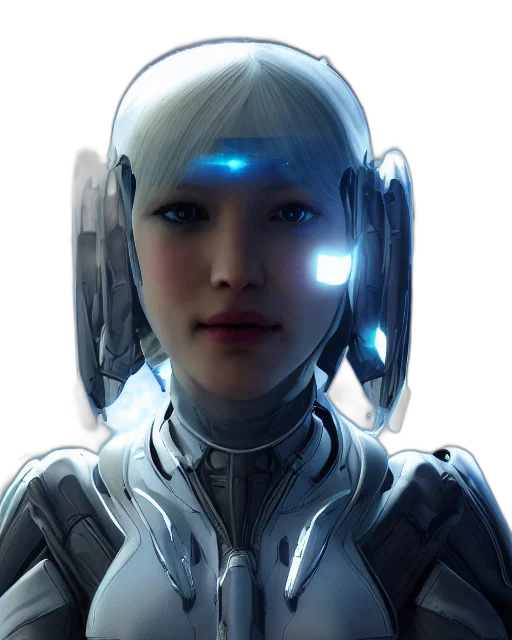 robot, face, cyberpunk, concept art transparent PNG cut-out