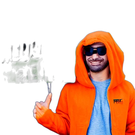 jacket, weapon, staff, robot, concept art, 3d render, photorealistic, vaporwave transparent PNG cut-out