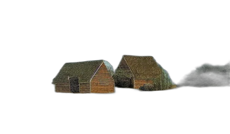 building, furniture, hair, hat transparent PNG cut-out