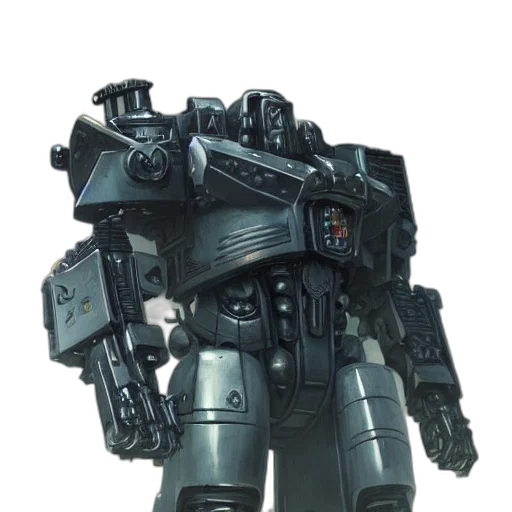 robot, weapon, staff, concept art transparent PNG cut-out