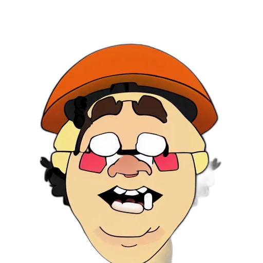 face, staff, hat, mask transparent PNG cut-out