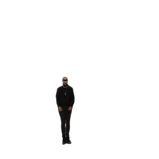 jacket, staff, face, robot transparent PNG cut-out