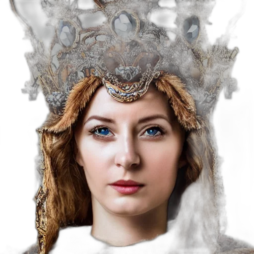 crown, face, jewelry, hat, photorealistic, fantasy art, concept art, 3d render transparent PNG cut-out