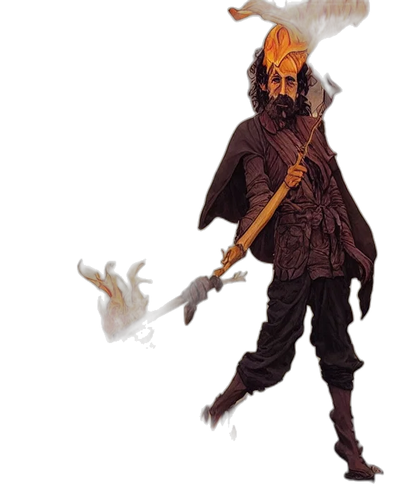 staff, dragon, creature, weapon transparent PNG cut-out
