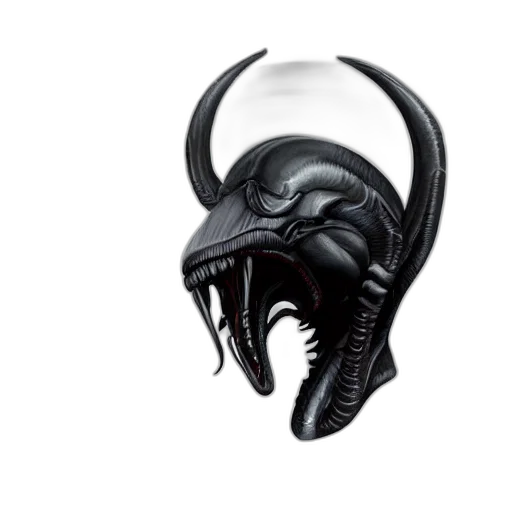 mask, creature, dragon, animal, concept art, 3d render, fantasy art, photorealistic transparent PNG cut-out