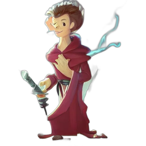 staff, sword, concept art, fantasy art, cartoon, pixel art, cute, little transparent PNG cut-out