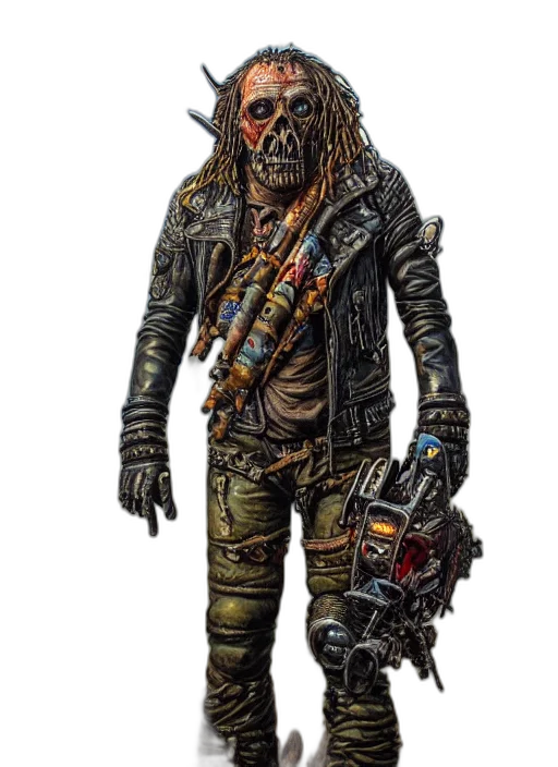 jacket, weapon, robot, concept art transparent PNG cut-out