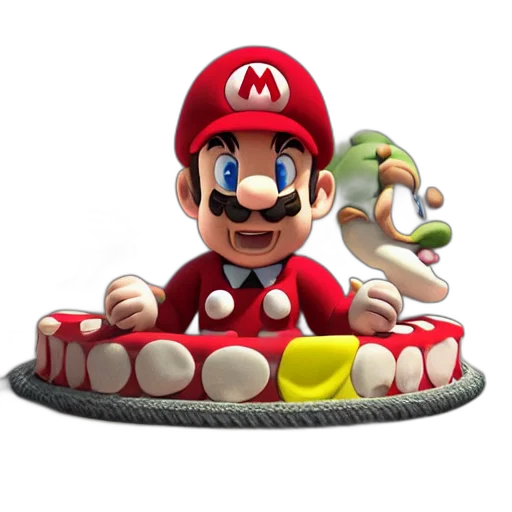 crown, hat, food, 3d render transparent PNG cut-out