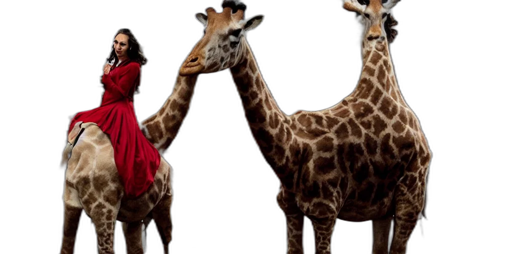 animal, dress, hat, 3d render transparent PNG cut-out