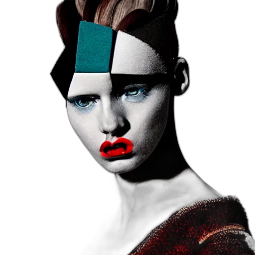 face, mask, crown, photorealistic transparent PNG cut-out