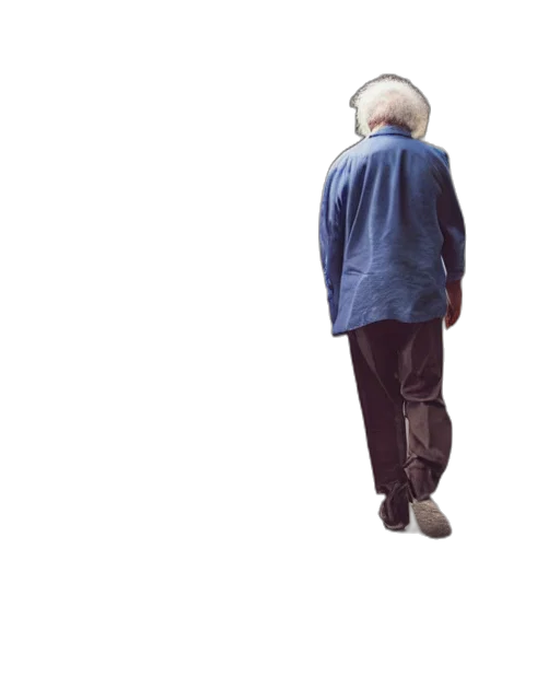 jacket, mask, staff, hat transparent PNG cut-out