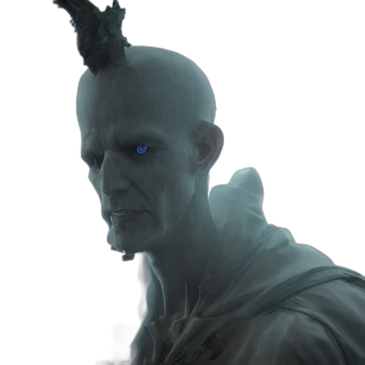 face, staff, creature, mask transparent PNG cut-out