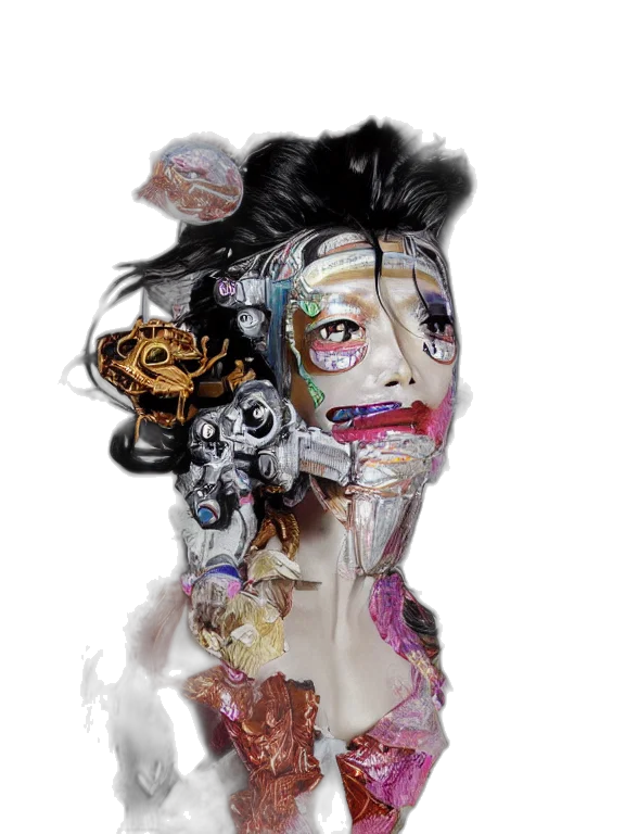 mask, face, robot, jewelry transparent PNG cut-out