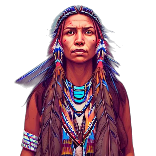 face, jewelry, staff, animal, concept art, photorealistic, fantasy art, oil painting transparent PNG cut-out