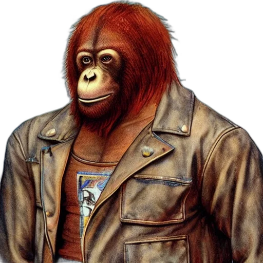 jacket, animal, creature, photorealistic transparent PNG cut-out