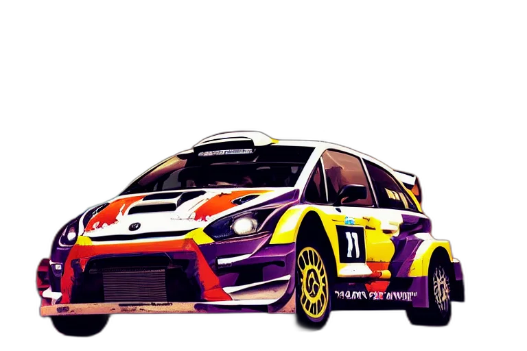 car, concept art, pixel art, fantasy art transparent PNG cut-out