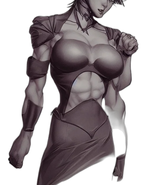 dress, robot, concept art, cyberpunk transparent PNG cut-out