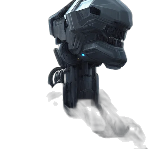 robot, weapon, staff, mask transparent PNG cut-out