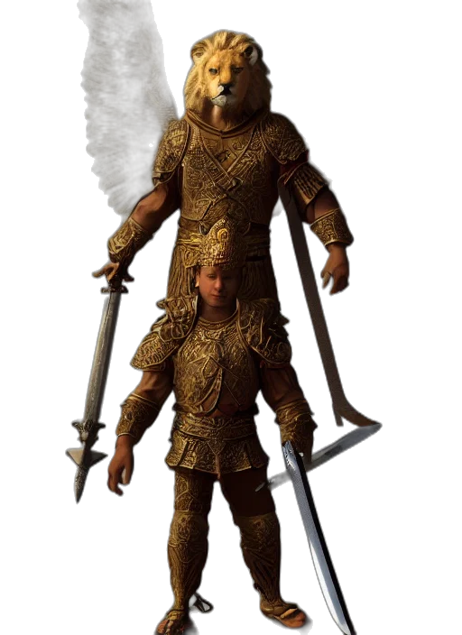 staff, sword, weapon, mask, fantasy art, concept art, 3d render, pixel art transparent PNG cut-out