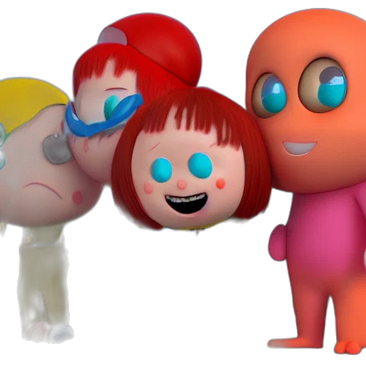 mask, 3d render, concept art, cartoon transparent PNG cut-out