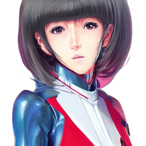 robot, face, jacket, staff transparent PNG cut-out