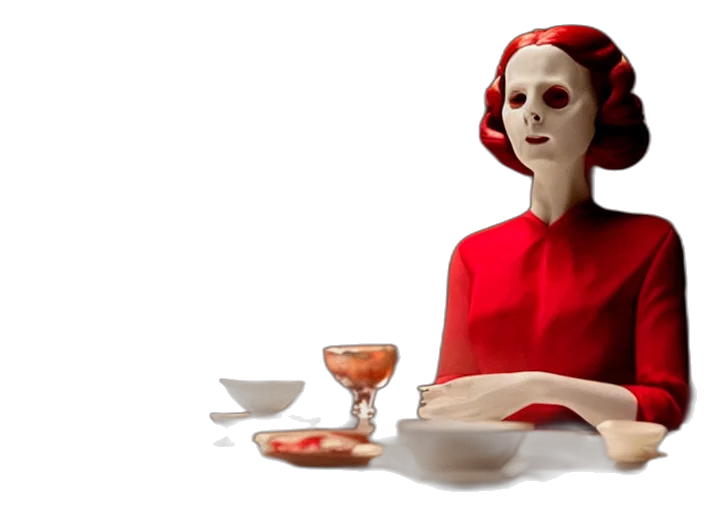 food, mask, dress, face transparent PNG cut-out