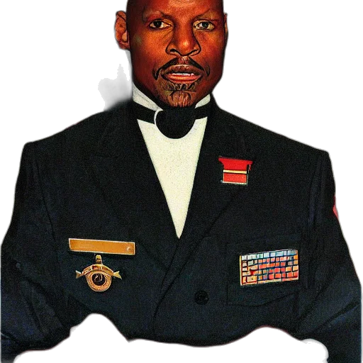 jacket, staff, face, cartoon, concept art, pixel art, photorealistic, commander transparent PNG cut-out