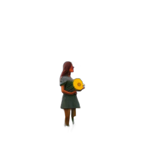 dress, robot, hat, staff, pixel art, concept art, 3d render, fantasy art transparent PNG cut-out
