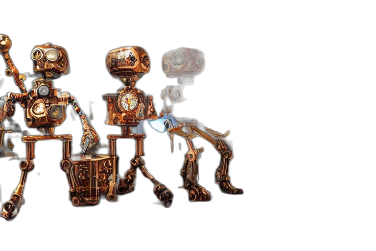 robot, furniture, jewelry, staff, 3d render, concept art, pixel art, fantasy art transparent PNG cut-out