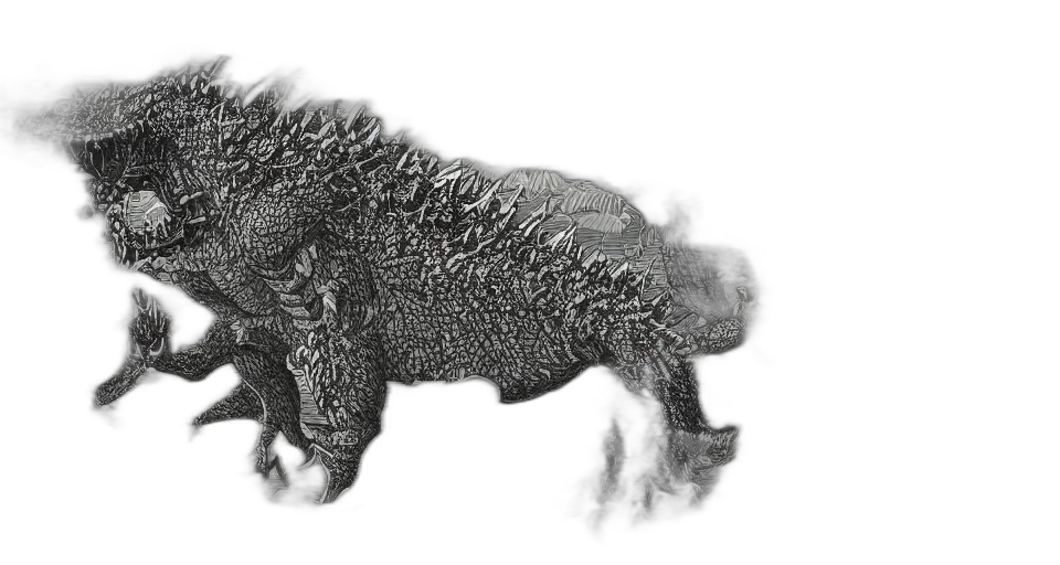dragon, creature, animal, hair transparent PNG cut-out
