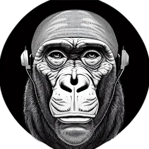 animal, face, mask, creature, photorealistic, concept art, comic book art, pencil sketch transparent PNG cut-out