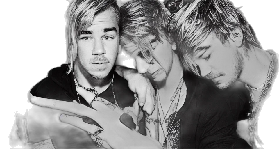photorealistic, diplo, justin, bieber transparent PNG cut-out
