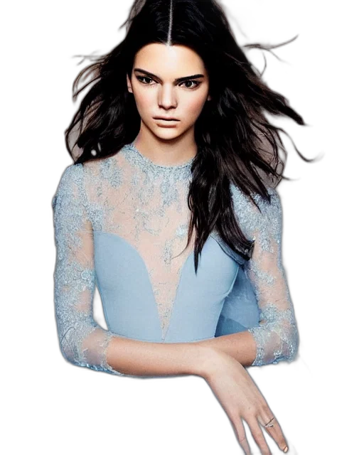 dress, jacket, jewelry, hair transparent PNG cut-out